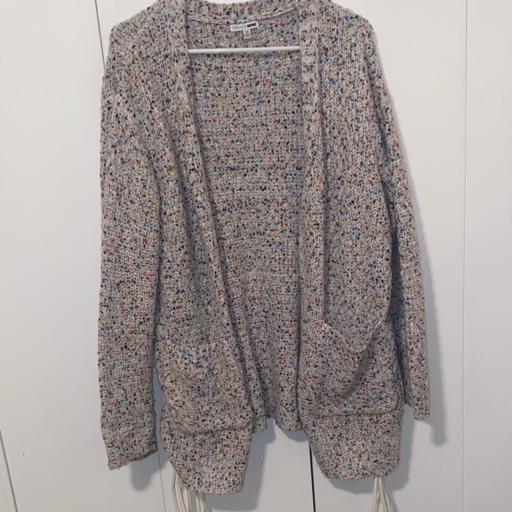 Fashion Nova Speckled Knit Cardigan